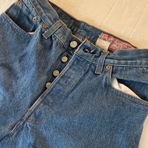 Vintage OIL STAINED LEVI Brand Jeans